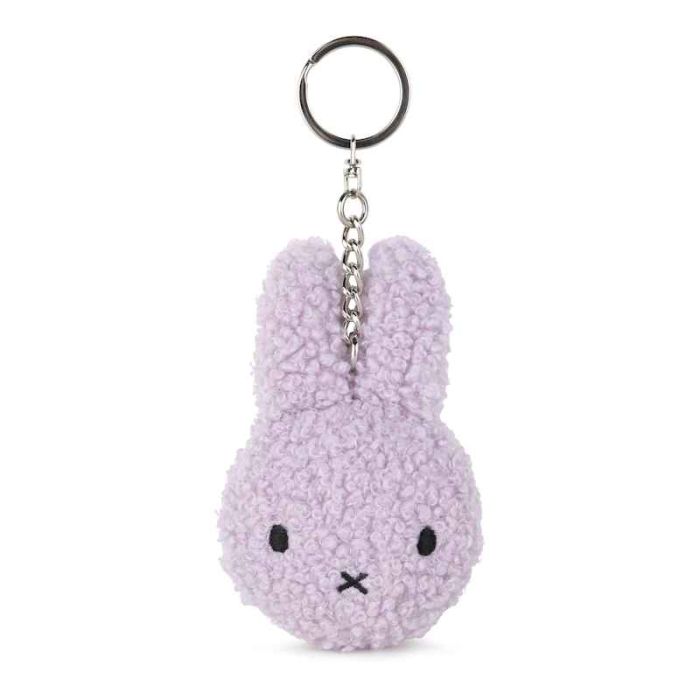 Miffy Flat Teddy Eco Keyring Lavender - 10cm by Bon Ton Toys - 0 Miffy Flat Teddy Eco Keyring Lavender - 10cm by Bon Ton Toys - 0
