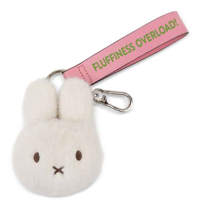Miffy Eco Fuzzy Bag Charm Off-White - 11cm by Bon Ton Toys - 0