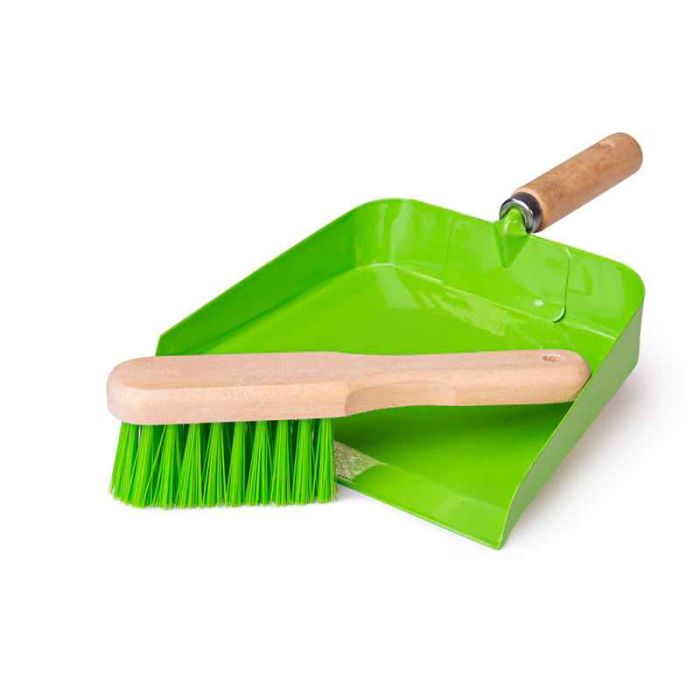 Dust Pan and Brush by Bigjigs - 0 Dust Pan and Brush by Bigjigs - 0