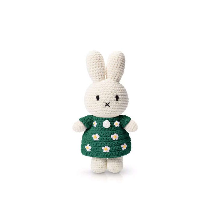 Miffy Handmade and her Green Flower Dress by Just Dutch - 0 Miffy Handmade and her Green Flower Dress by Just Dutch - 0