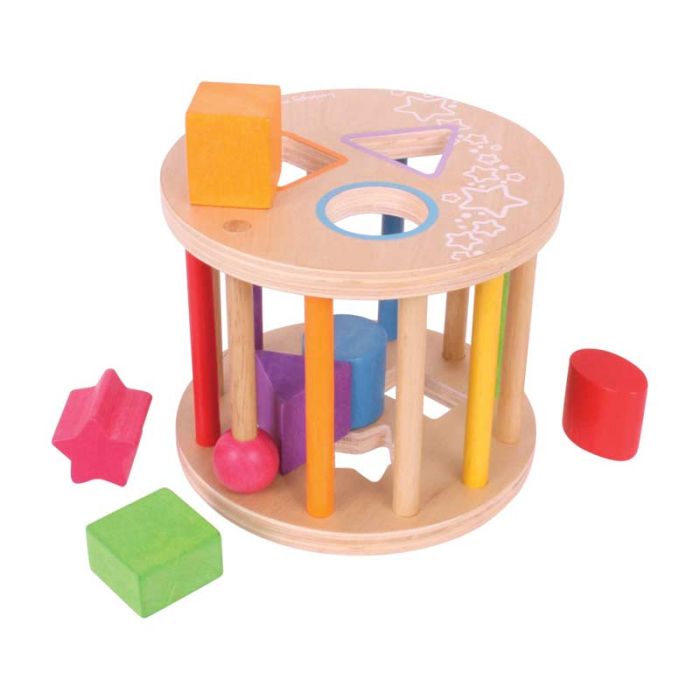Rolling Shape Sorter by Bigjigs - 0 Rolling Shape Sorter by Bigjigs - 0