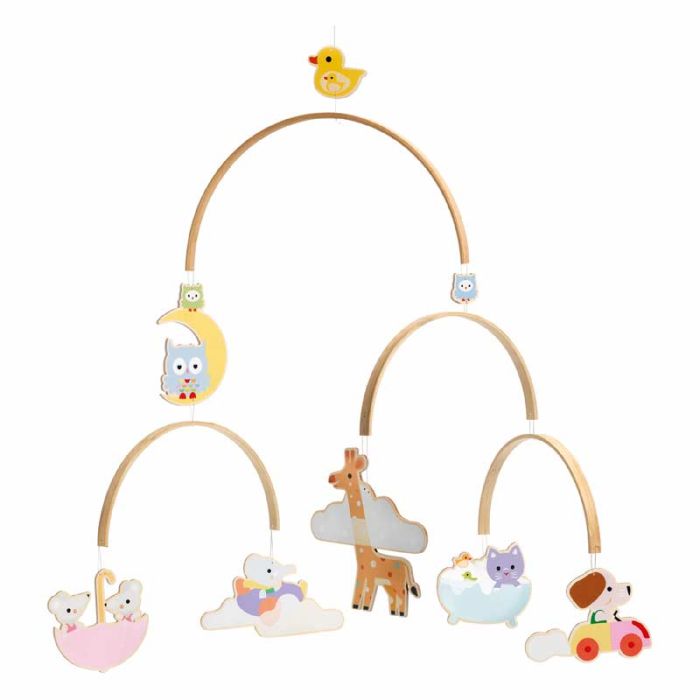Baby Animals Wooden Mobile by Djeco - 0