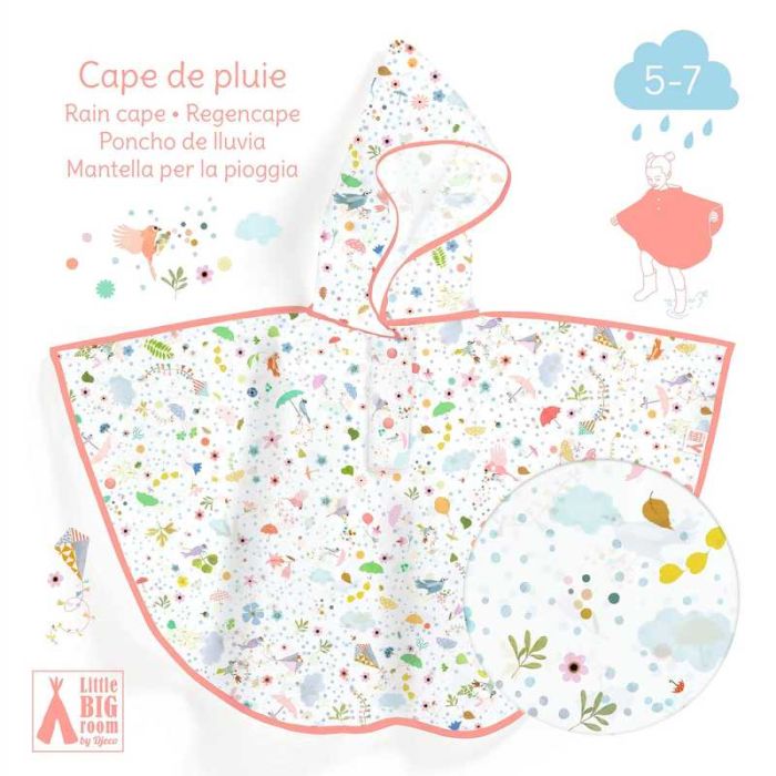 Large Lightness Rain Cape by Djeco - 0