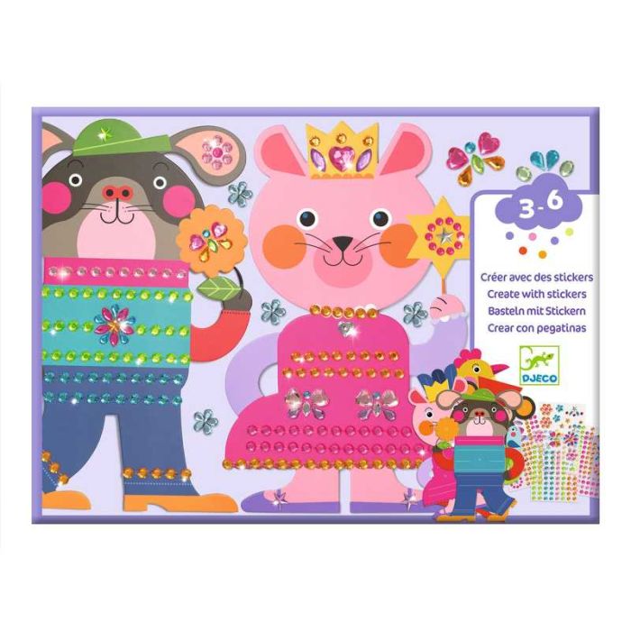 Sparkles - Create with Stickers Set by Djeco - 0 Sparkles - Create with Stickers Set by Djeco - 0
