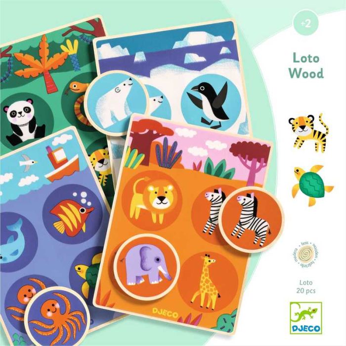 Loto Wood Game by Djeco - 0