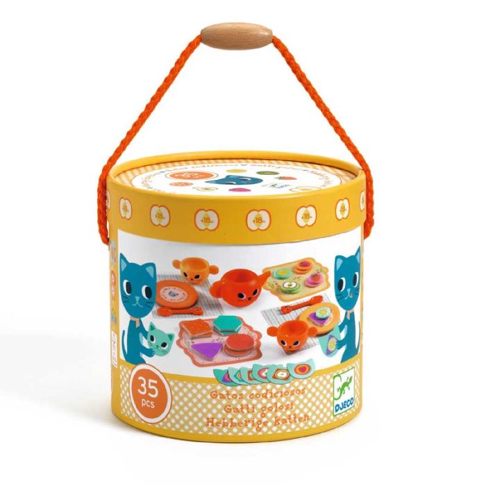 Greedy Cats Tea Set by Djeco - 0 Greedy Cats Tea Set by Djeco - 0