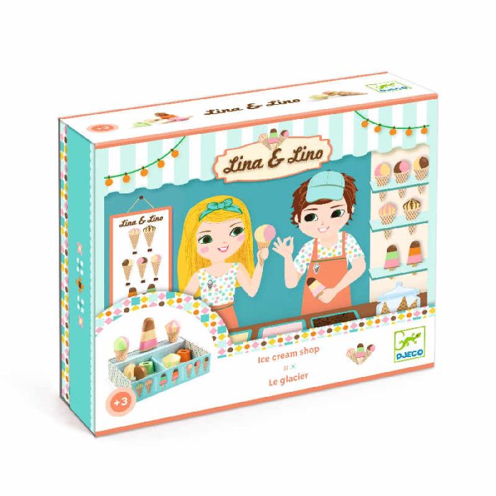 Lina & Lino Ice Cream Shop by Djeco - 0 Lina & Lino Ice Cream Shop by Djeco - 0