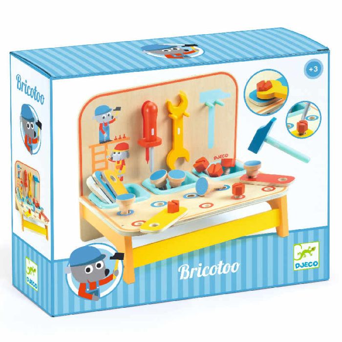 Bricotoo Workbench by Djeco - 0 Bricotoo Workbench by Djeco - 0