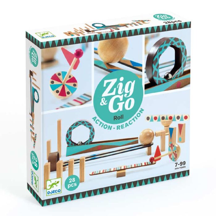 Zig & Go - 28 pcs Set by Djeco - 0 Zig & Go - 28 pcs Set by Djeco - 0