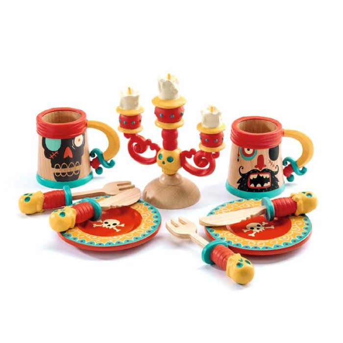 Pirates Dishes by Djeco - 0 Pirates Dishes by Djeco - 0