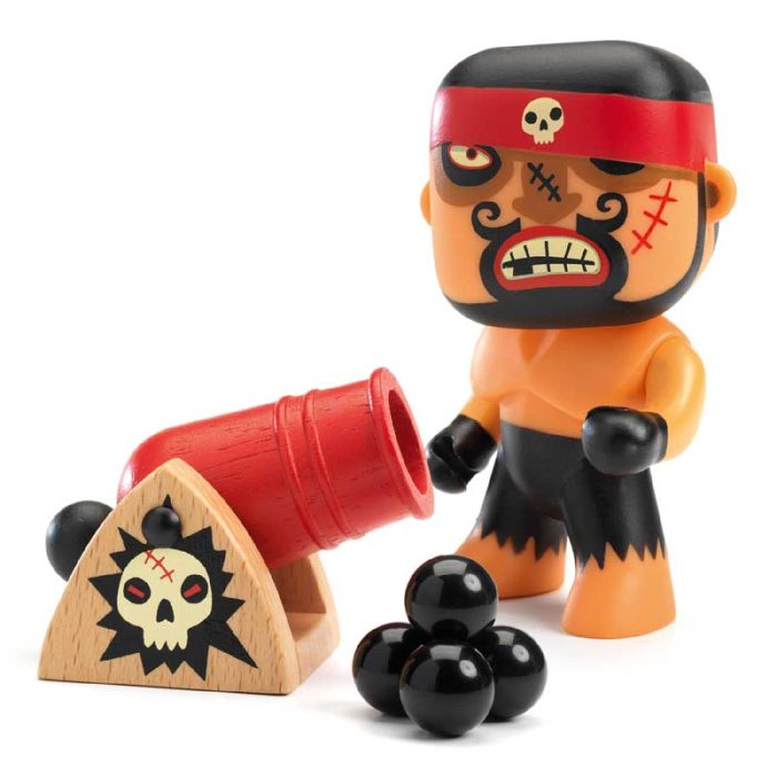 Rick & Boumcrack Pirate Arty Toy by Djeco - 0 Rick & Boumcrack Pirate Arty Toy by Djeco - 0