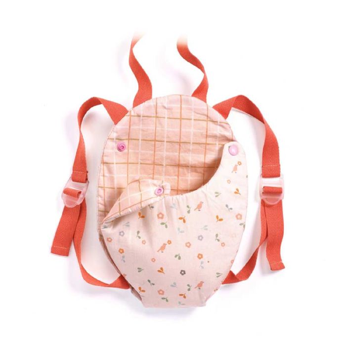 Lavender Baby Doll Carrier from Pomea by Djeco - 0
