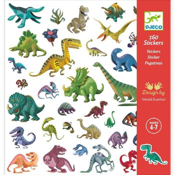Dinosaur Stickers by Djeco - 0 Dinosaur Stickers by Djeco - 0