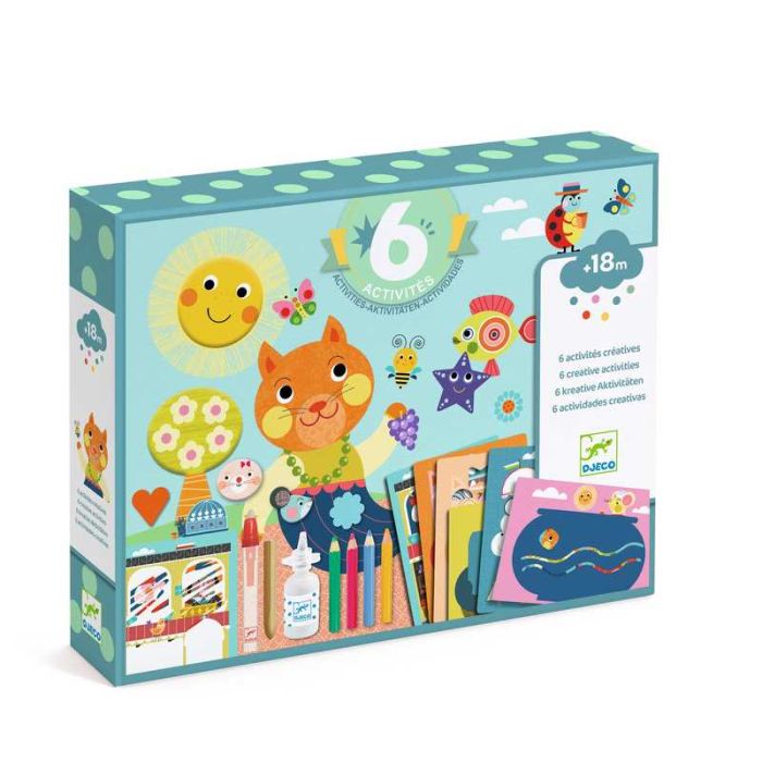 The Cat & His Friends - Multi Craft Kit by Djeco - 0