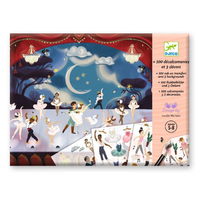 Djeco Little Ballet Dancers Transfers Set - 0