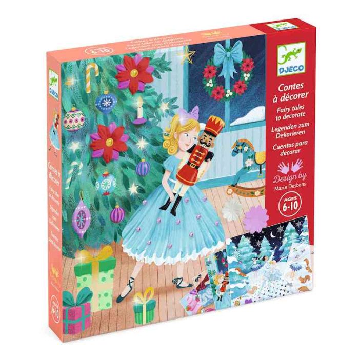 Nutcracker Fairy Tale to Decorate Set by Djeco - 0 Nutcracker Fairy Tale to Decorate Set by Djeco - 0