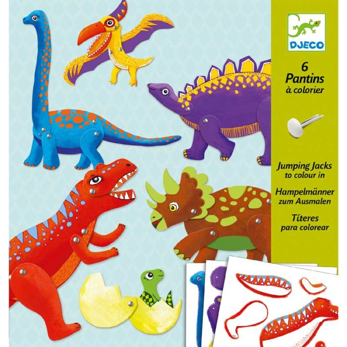 Dino Jumping Jacks by Djeco - 0 Dino Jumping Jacks by Djeco - 0