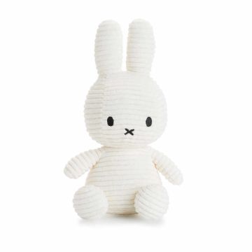  Miffy Corduroy ECO White - 23cm by Bon Ton Toys - 0