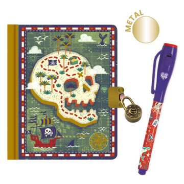 Steve Little Secret Notebook with Magic Pen by Djeco - 0