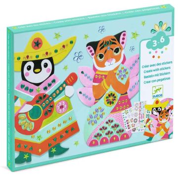 Rhinestones - Create with Stickers Set by Djeco - 0