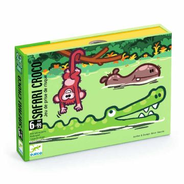 Safari Croco Card Game by Djeco - 0