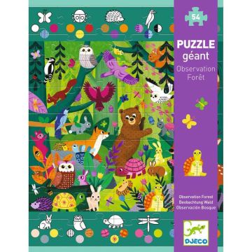 Observation Forest - 54pcs Giant Puzzle by Djeco - 0