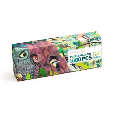 1000 pcs Owls and Birds Gallery Puzzle by Djeco - 0