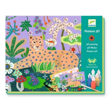 Tropical Forest 3D Painting Set by Djeco - 0