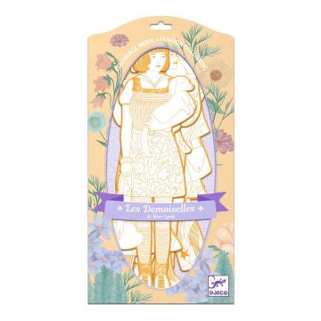 Scout & Friends Les Demoiselles Colouring by Djeco - 0