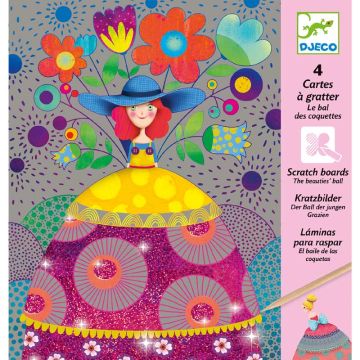 The Beauties Ball Scratch Cards by Djeco - 0