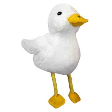 White Duck Finger Puppet - 0