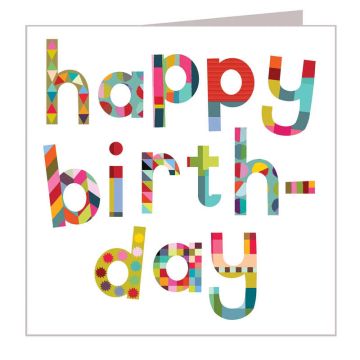 Glossy Happy Birthday Card by Kali Stileman - 0