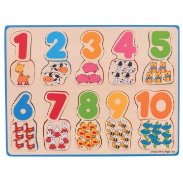 Number and Colour Matching Puzzle - 0