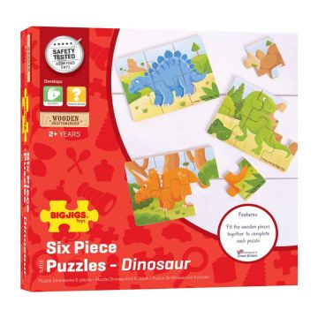 Dinosaur - 6 Piece Puzzles - 0
