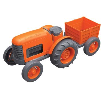 Tractor - Orange by Green Toys - 0