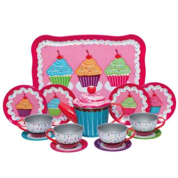 Cupcake Tin Tea Set by Schylling - 0